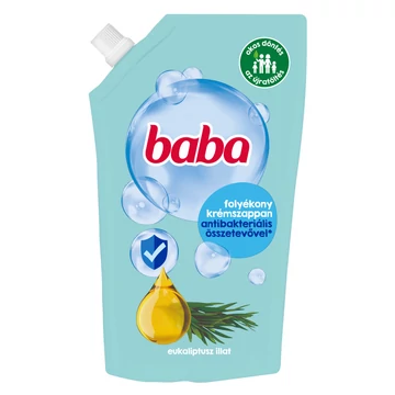Baba foly.szappan út. 500ml Antibakteriális Eukaliptusz 
