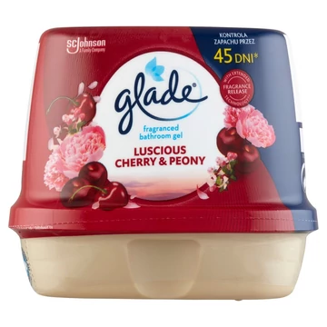 Glade fürdőszobai légfrissítő zselé 180gr Luscious Cherry&Peony
