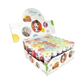 Buborékfújó 50ml Disney- Mickey, Mini, Frozen, Verdák