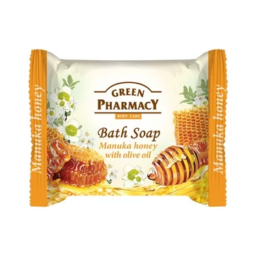 Green Pharmacy szappan 100gr manuka méz és olivaolaj tartalommal 