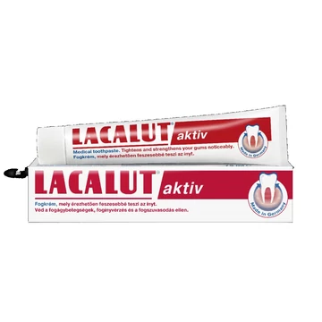 Lacalut fogkrém 75ml Aktiv