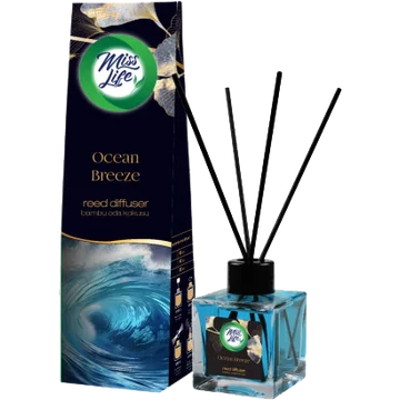 Miss Life Bamboo pálcikás légfrissítő 100ml Ocean Breeze 