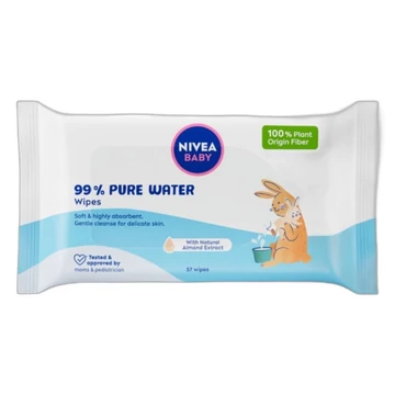 Nivea Baby popsitörlő 57db Pure Water