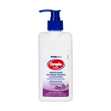 Bradolife fertőtlenítő foly.szappan pumpás 350ml Levendula