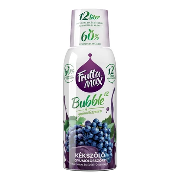 Frutta Max Bubble12 gyümölcsszörp 500ml Kékszőlő +DRS