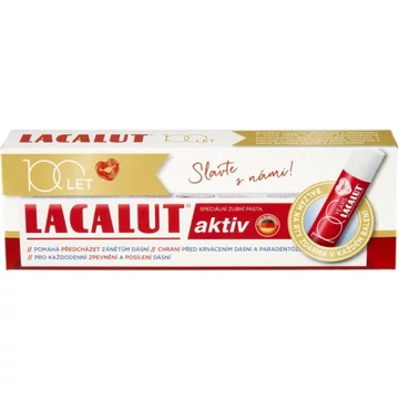 Lacalut fogkrém 75ml Aktiv+Ajakír