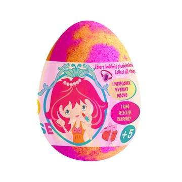 Chlapu Chlap Hercegnő fürdőbomba ajándék gyűrűvel 140g Papaja