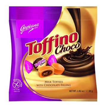 Goplana TOFFINO CHOCO Karamella csokoládé krémmel töltve 80g