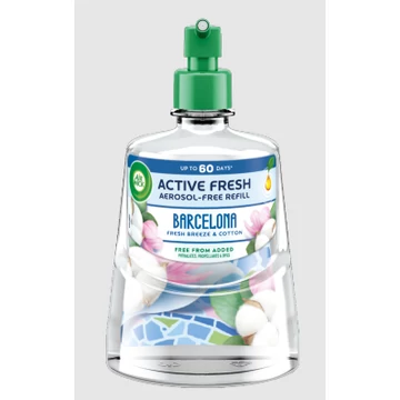 Airwick autómata légfrissítő ut. 204ml Barcelona-Fresh Breeze&Cotton 