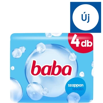 Babaszappan 4*90gr Lanolin 