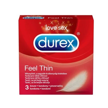 Durex óvszer 3db-os Feel Thin 