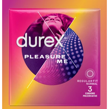Durex óvszer 3db-os Pleasure Me Új