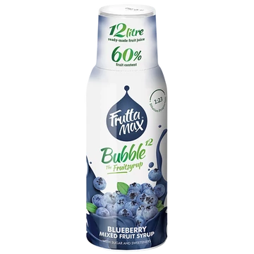 Frutta Max Bubble12 gyümölcsszörp 500ml Áfonya +DRS