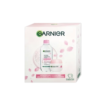 Garnier Rose Box ajándékcsomag (arckrém 50ml+micellás víz 400ml)