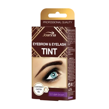 Joanna Henna festék szemöldökre&amp;szempillára 3.0-sötét barna 