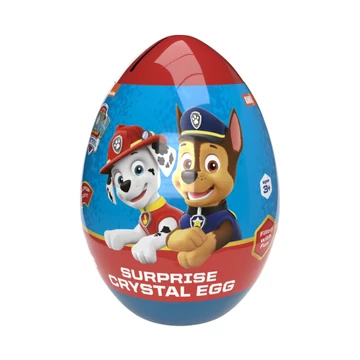 Mancs őrjárat Surprise Crystal Egg Meglepetés tojás persely 16g