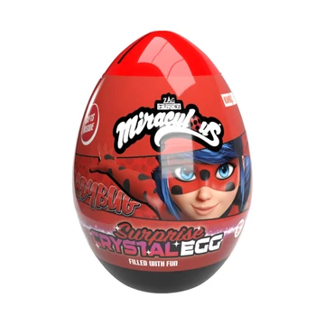Miraculous-Katicabogár Surprise Crystal Egg Meglepetés tojás persely 16g 