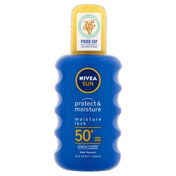 Nivea naptej 200ml 50faktor Protect&Moisture spray