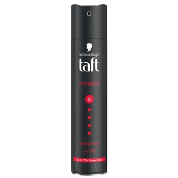 Taft hajlakk 250ml Power 5 fekete 