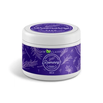 U&amp;W Rozmaring krém 500ml feketenadálytő kivonattal