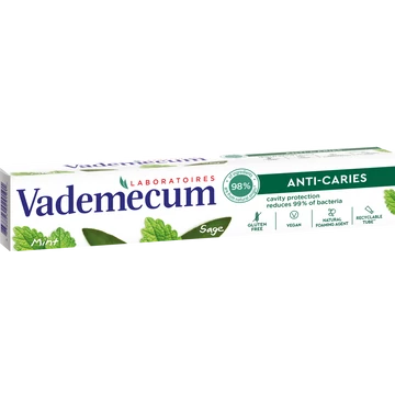 Vademecum fogkrém 75ml Anti Caries&Naturel