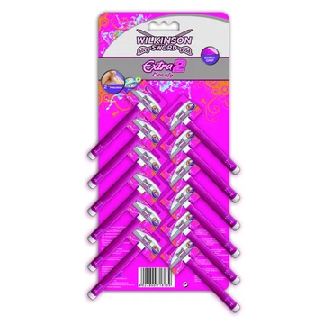 Wilkinson EXTRA2 Beauty kartella 1db-os női eldobható borotva #Csak kartellára!