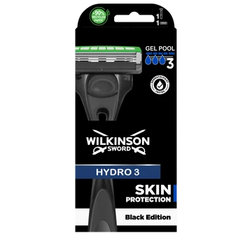 Wilkinson Hydro3 Black férfi bor.kész.+1betét