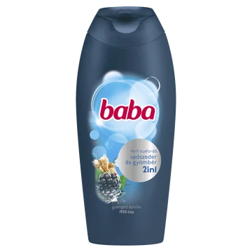 Baba MEN tusfürdő 400ml Vadszeder és gyömbér