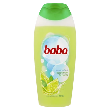 Baba tusfürdő 400ml Zöldcitrom és menta