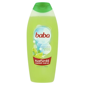 Baba tusfürdő 750ml Zöldcitrom és menta