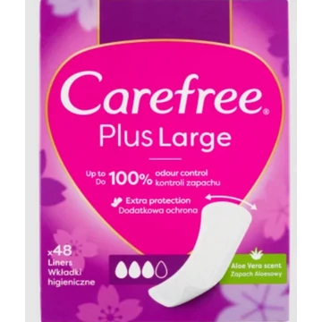 Carefree tisztasági betét 48db-os Large Aloe 