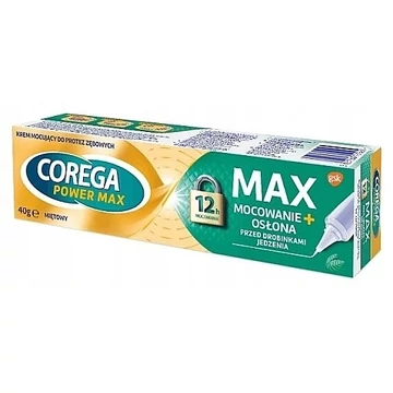 Corega műfogsorrögzítő krém 40gr Power Max