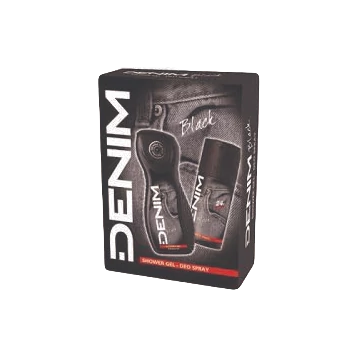 Denim ajándékcsomag (tus+deo) Black