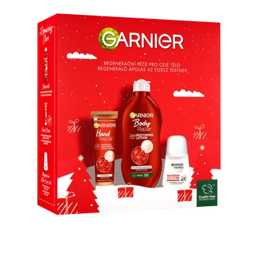 Garnier Body Box ajándékcsomag (Roll on 50ml+Testápoló 400ml+Kékrém 100ml)