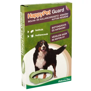 HappyPet Guard Bolha és kullancsriasztó nyakörv kutyáknak