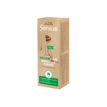 Joanna Sensual Vegán szőrtelenítő krém a test szőrtelenítéséhez 100gr aloe kivonattal érzékeny bőrre