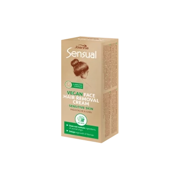 Joanna Sensual Vegán szőrtelenítő krém az arc szőrtelenítéséhez 20gr tengeri alga kivonattal érzékeny bőrre
