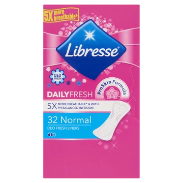 Libresse tisztasági betét 32db-os Normál Deo Fresh