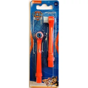 Mancs Őrjárat 2db pótkefe Piros elemes gyermek fogkeféhez 