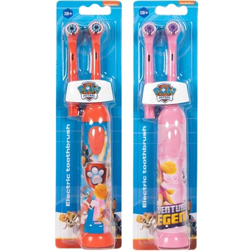 Mancs Őrjárat elemes gyermek fogkefe 2db pótfejjel 