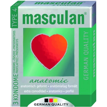 Masculan óvszer 3db-os Anotomic