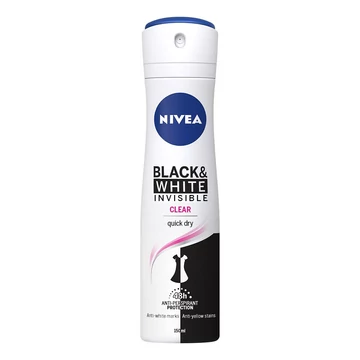 Nivea dezodor 150ml Invisible Black&White Clear