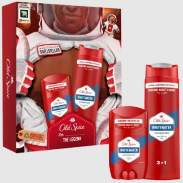 Old Spice ajándékcsomag (stift+tusfürdő) Whitewater