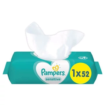Pampers popsitörlő 52-es szalagos Sensitive