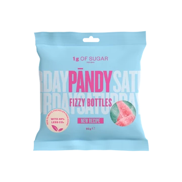 PANDY Gumicukor 50g Fizzy Bottles (1g Cukor a zacskóban)