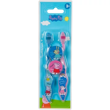 Peppa Malac gyermek fogkefe kupakkal 2db-os