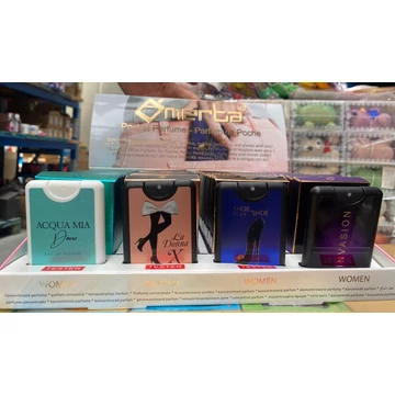 Pocketta parfüm 20ml női (Aqua Mia, La Donna, Shoe, Invasion)