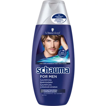 Schauma MEN sampon 250ml Mindennapi használatra