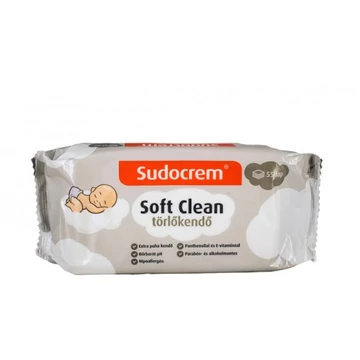 Sudocrem popsitörlő 55lapos Soft Clean 