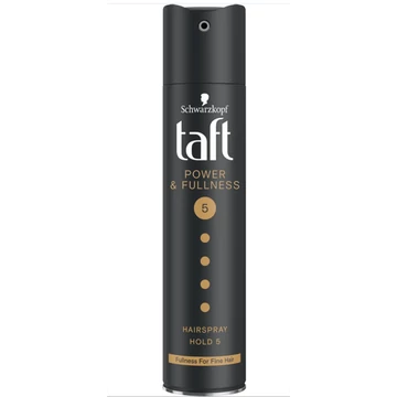 Taft hajlakk 250ml Power&amp;Fullness-Mega 5 fekete-sárga